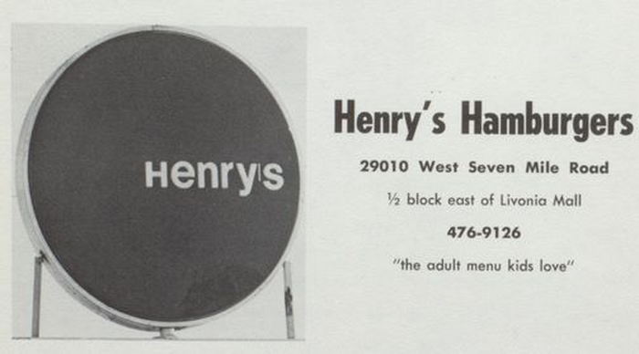 Henrys Hamburgers - Livonia - 29010 W Seven Mile Rd